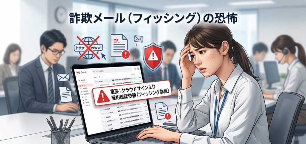 Gmailユーザーを狙う「電子契約の詐欺メール（フィッシング）」の恐怖