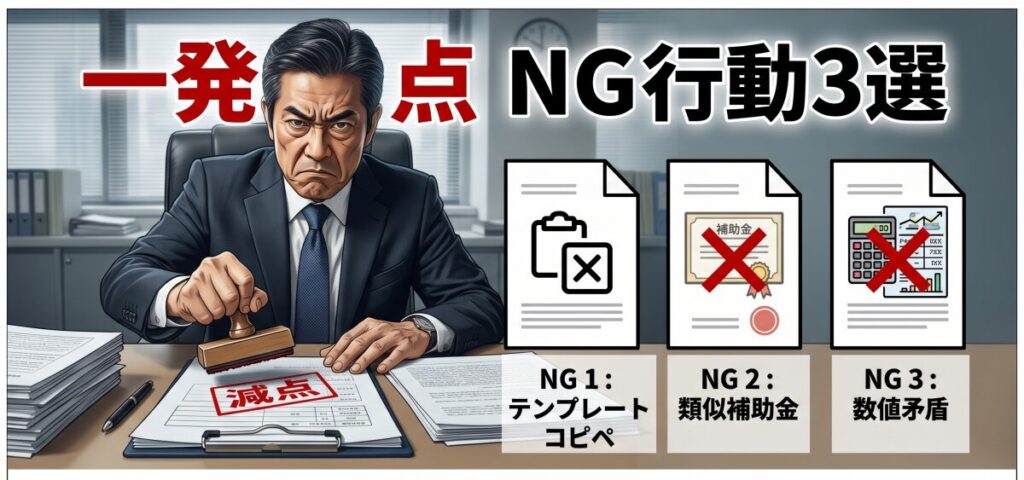 絶対にやってはいけない！審査員が激怒する「一発減点」のNG行動3選