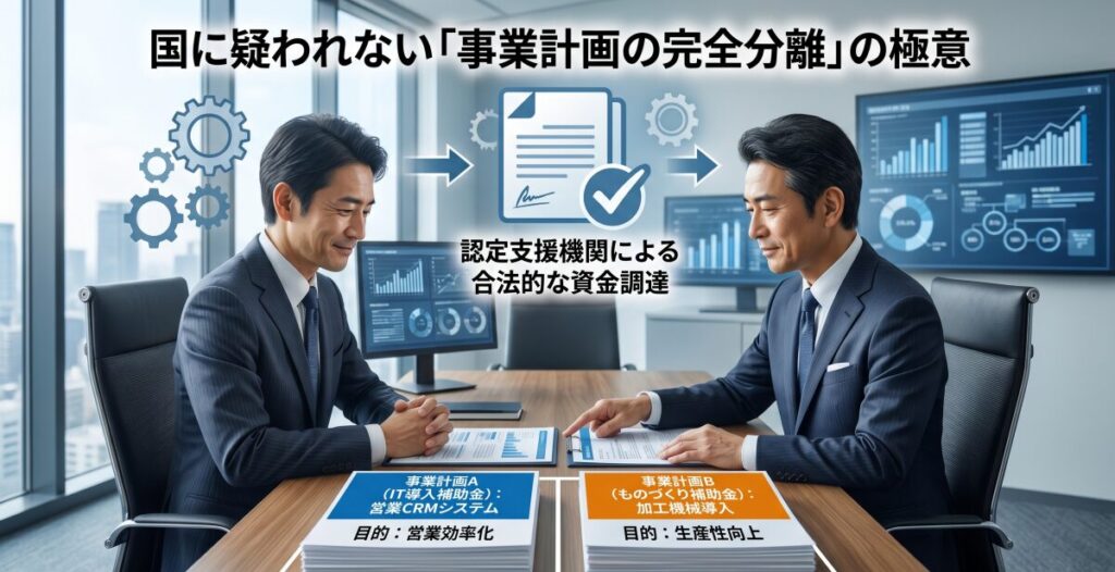 解決策：国に「二重受給」と疑われないための「事業計画の完全分離」の極意