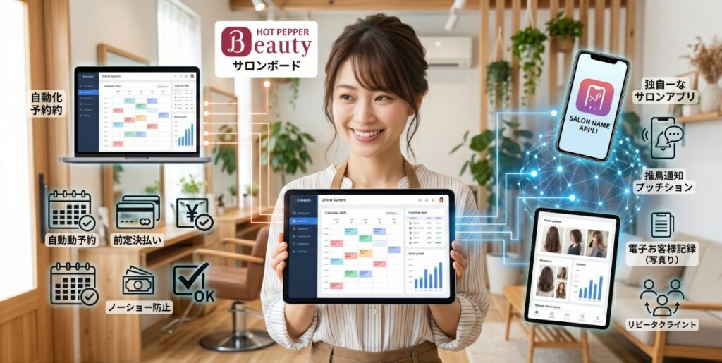 2. 自社アプリでHPB依存から脱却！美容サロンの究極兵器「Beauty Merit（ビューティーメリット）」