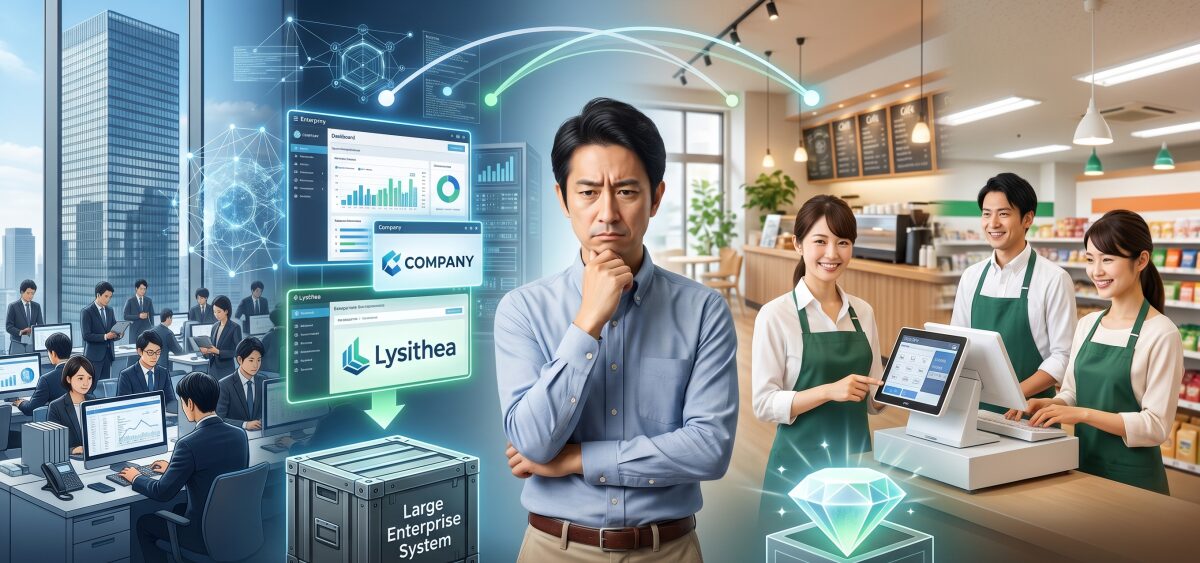 COMPANY・リシテア・TimePro等の勤怠管理システム比較。大企業向けと店舗向けの違い