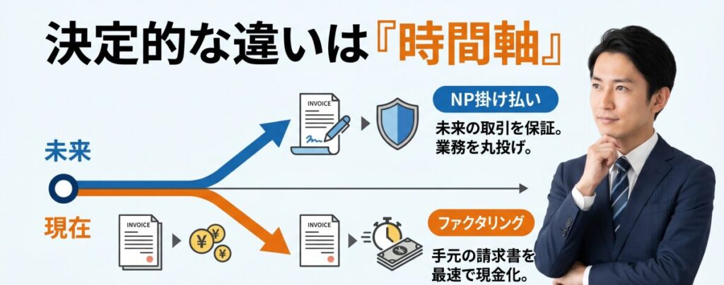 NP掛け払いとファクタリングの「決定的な違い」とは？