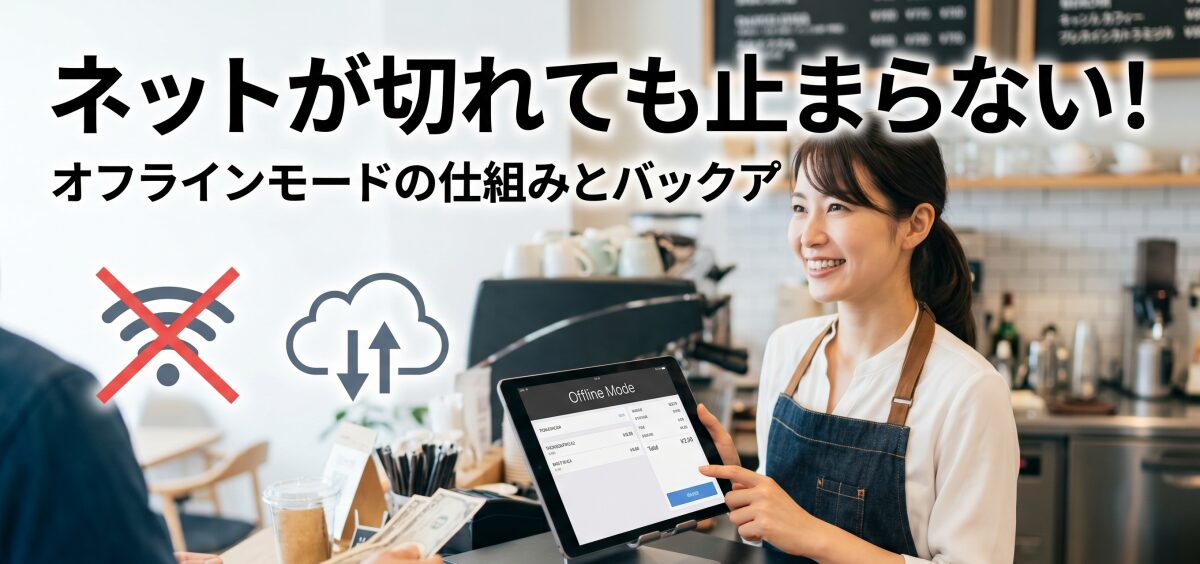 POSレジオフライン時の通信障害対策。ネットが切れても会計を止めないバックアップ策