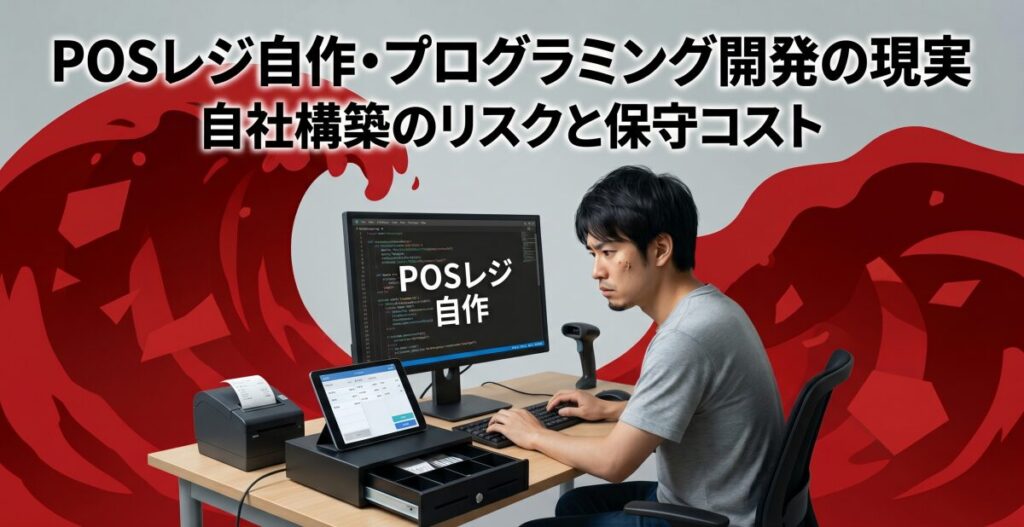 POSレジ自作・プログラミング開発の現実。エクセル等で自社構築する際のリスクと保守コスト