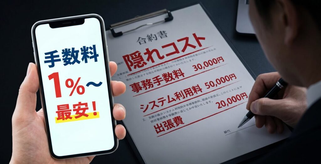 【警告】「手数料1%〜」に群がる経営者を狩る悪徳業者の罠