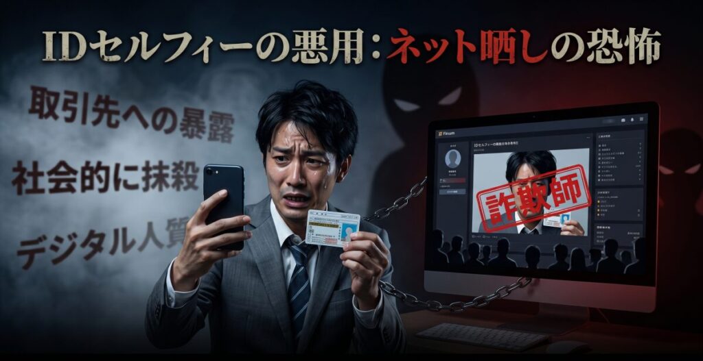 【警告】身分証と自撮りを送らせる「デジタル人質」の恐怖