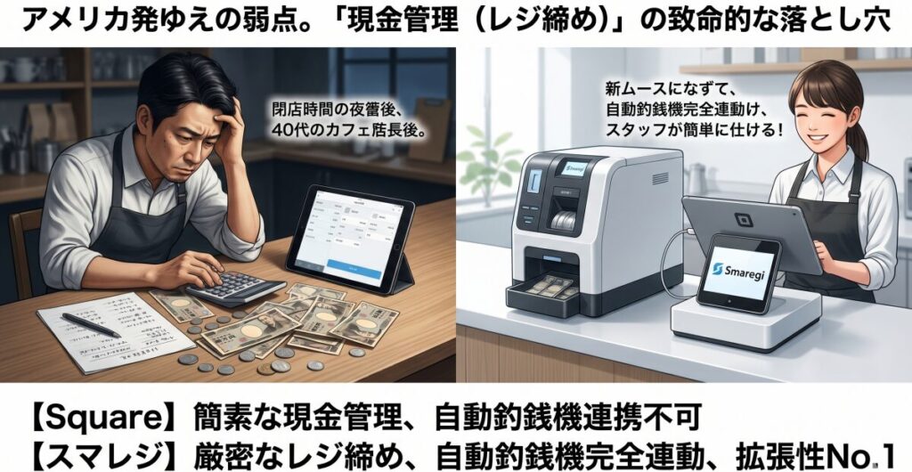 アメリカ発ゆえの弱点。「現金管理（レジ締め）」の致命的な落とし穴