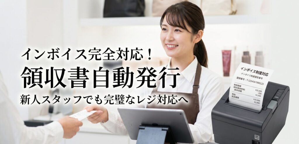 インボイス完全対応！正しい「領収書発行」の自動化ルール