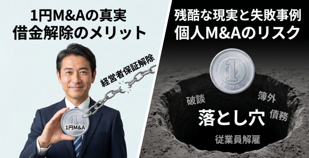 ネットで話題の「1円M&A」の残酷な現実と失敗事例