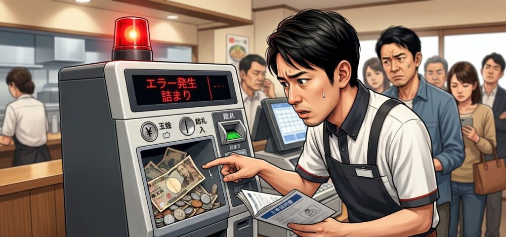 ピーク時を襲う絶望！硬貨と紙幣（お札）が詰まる「物理的」な原因