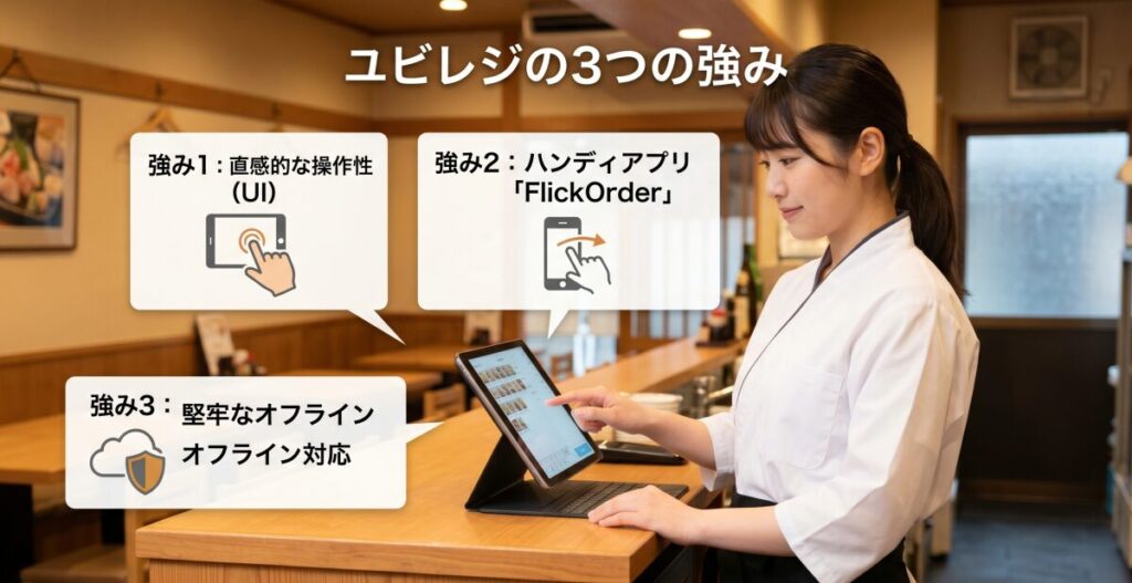 ユビレジとは？iPad POSの先駆者が持つ「3つの強み」