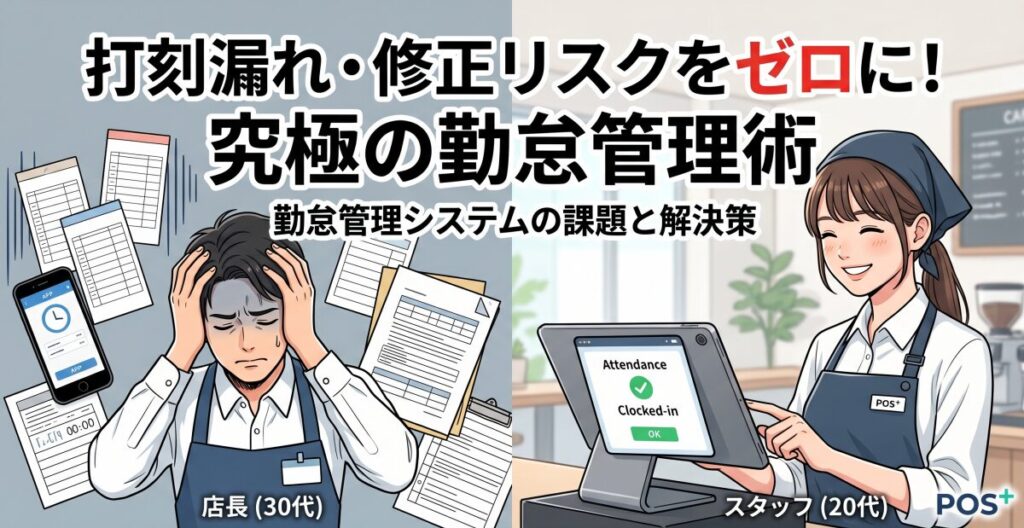 【警告】店長を破滅させる「打刻修正(手入力)」の恐ろしい法的リスク