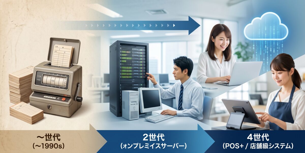 勤怠管理システムの歴史とサーバー進化。CM・展示会で人気のツール比較