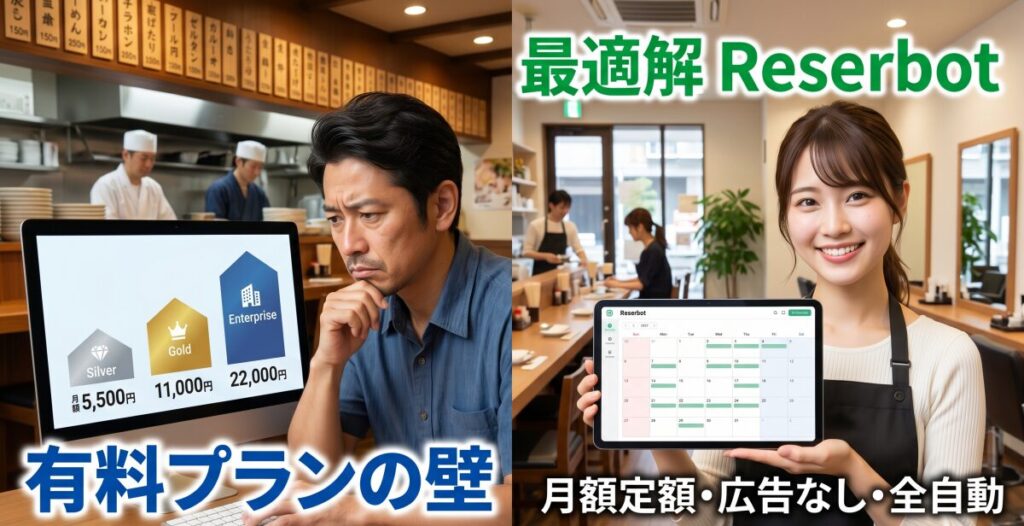 圧倒的コスパで完全自動化！「Reserbot（リザーボット）」の優位性
