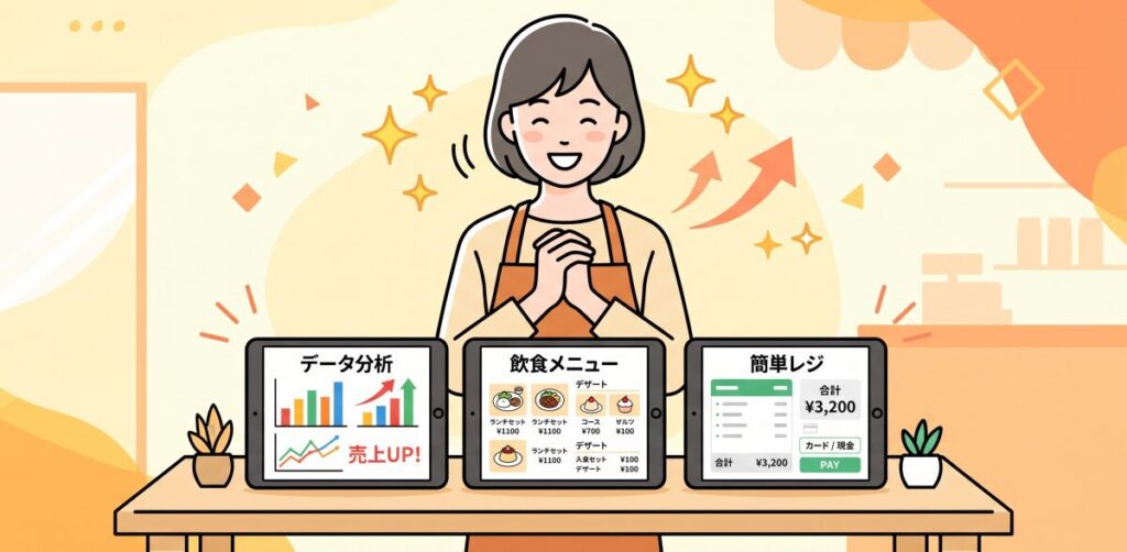 大手3社を厳選！スマレジ・POS+・Airレジの比較表