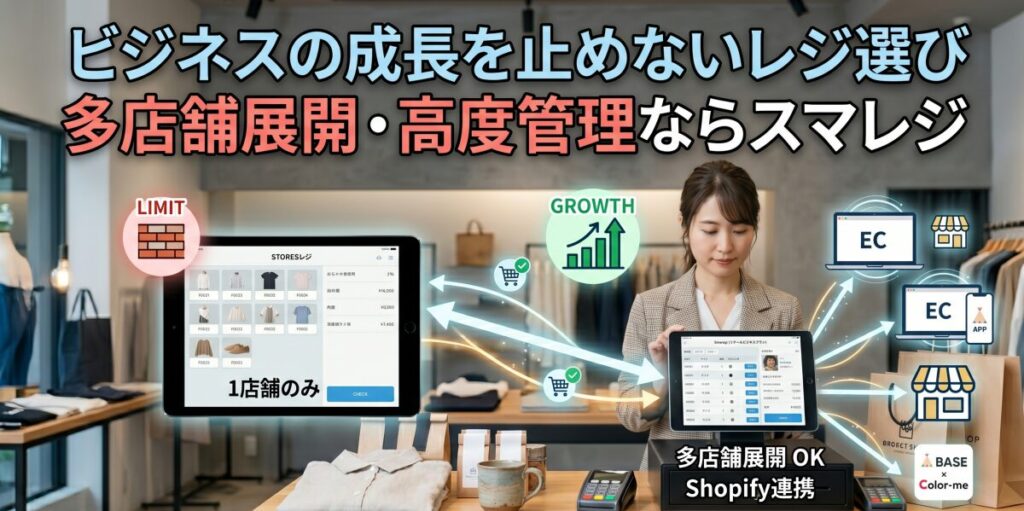 店舗が成長すると詰む。無料ECレジが抱える「多店舗・高度管理の壁」