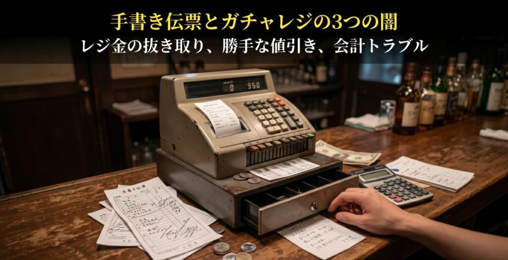 店舗の寿命を縮める！手書き伝票とガチャレジの「3つの闇」