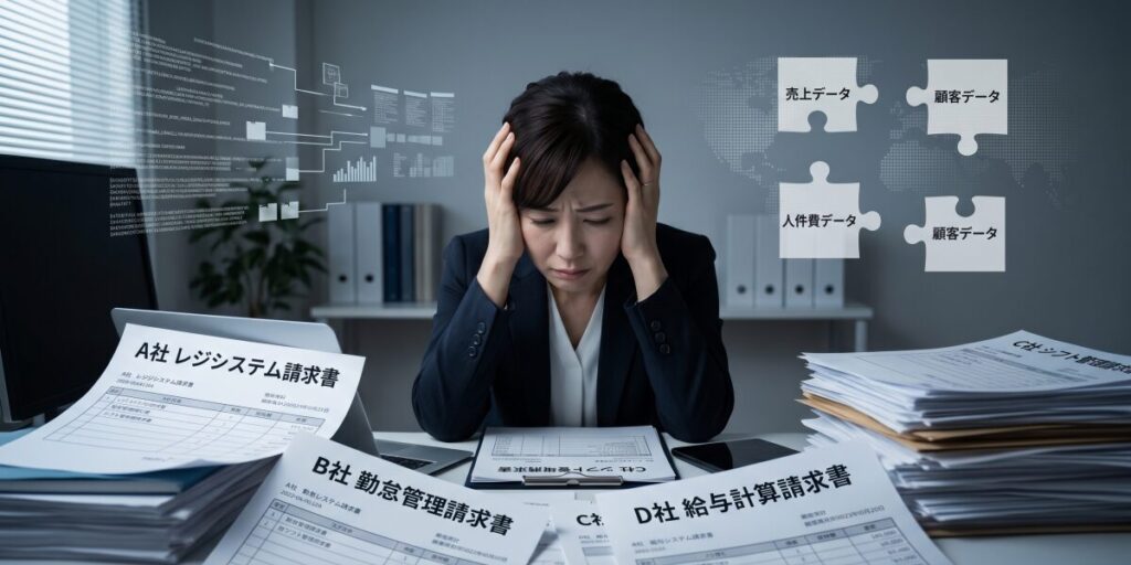 店舗経営を圧迫する「複数システム契約（SaaSの乱立）」という経理の罠