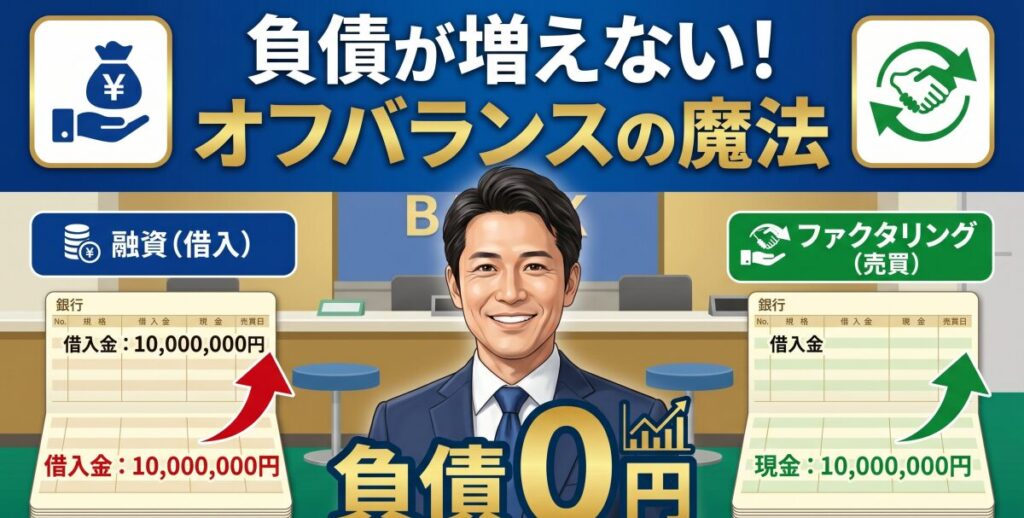 最大の武器！銀行の「残高証明（借入）」に載らないオフバランス化