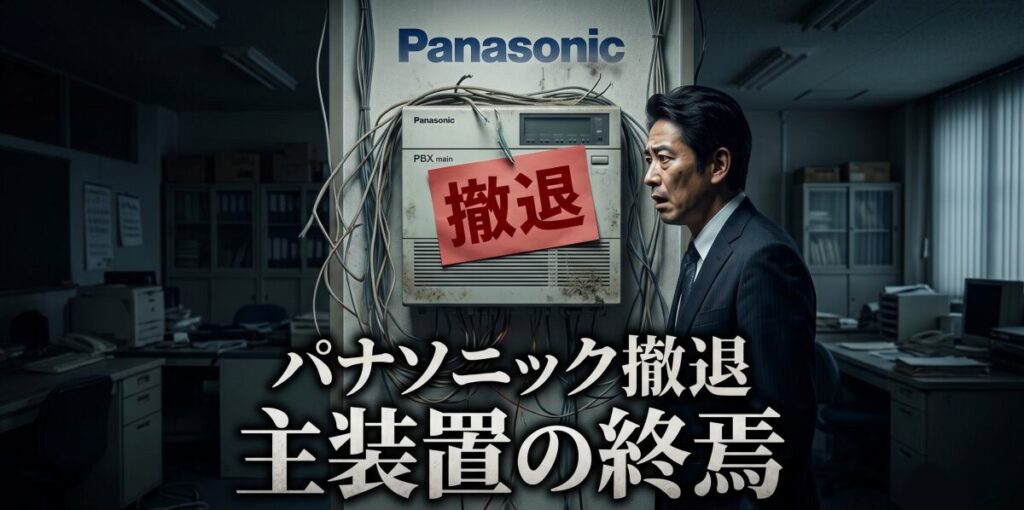 業界激震！「パナソニック（Panasonic）撤退」が意味する主装置の終焉