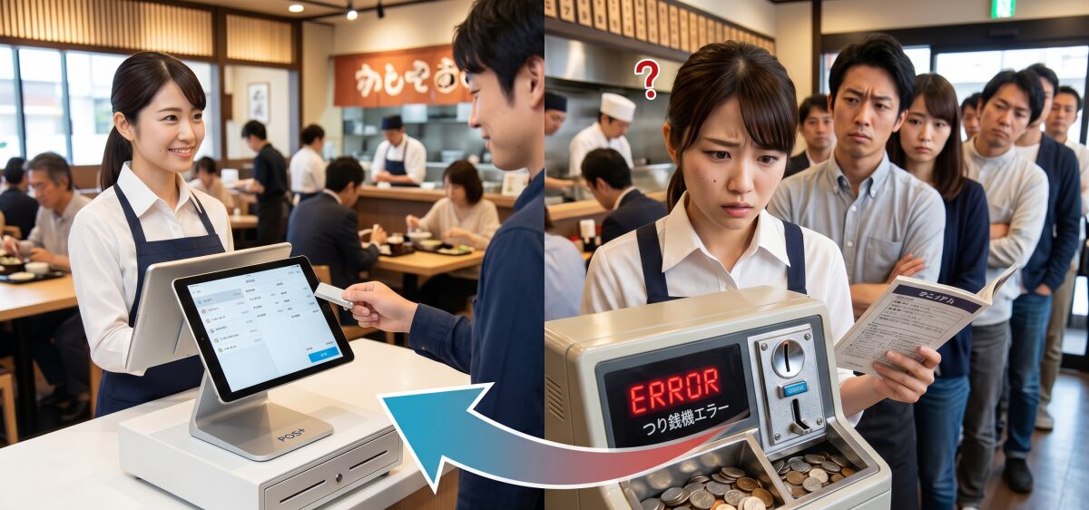 自動釣銭機にお札や硬貨が詰まる原因！お釣り間違いと補充エラーを防ぐ対策
