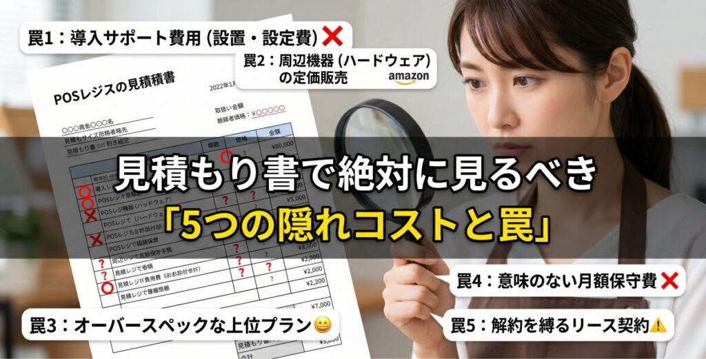 見積もり書で絶対に見るべき「5つの隠れコストと罠」