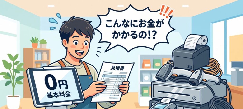 「初期費用無料」に騙されないで！POSレジ導入にかかる本当のコスト