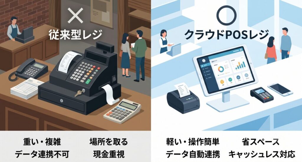 大手クラウド型と従来型（東芝テックなど）の価格・見積もり比較