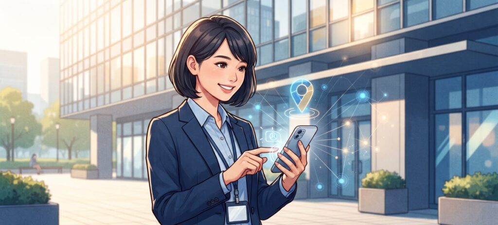 直行直帰や打刻忘れも解決！GPS位置情報連動アプリの活用による正確な管理