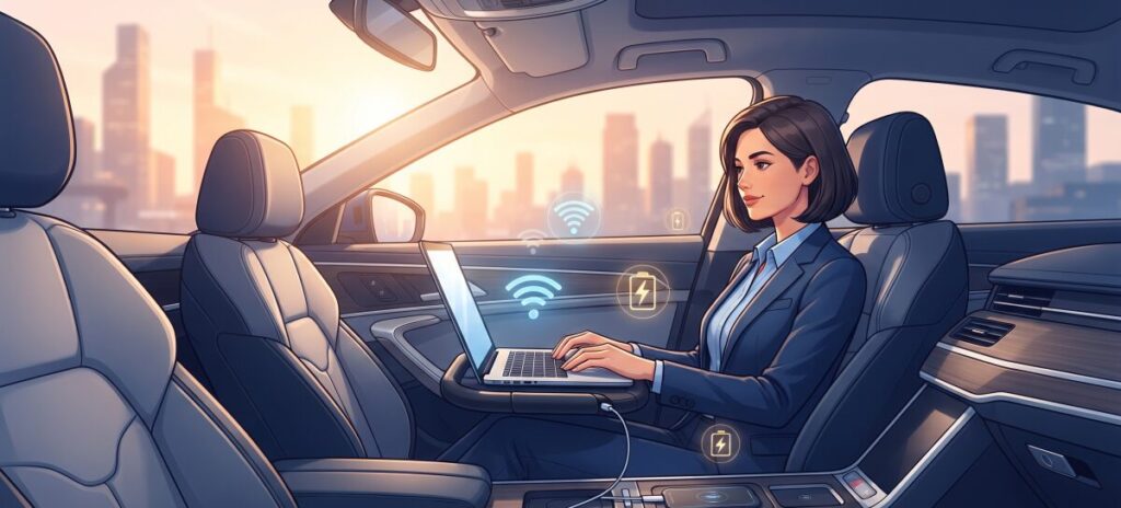車内でのPC作業を快適にするおすすめグッズと選び方